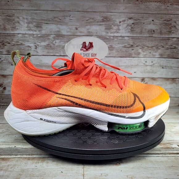Nike Air Zoom Tempo Next Men's Size 13 Orange Running Shoes - Picture 1 of 12